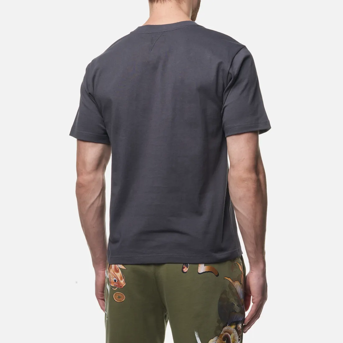 Evisu Мужская футболка Basic Crew Neck Seagull Print
