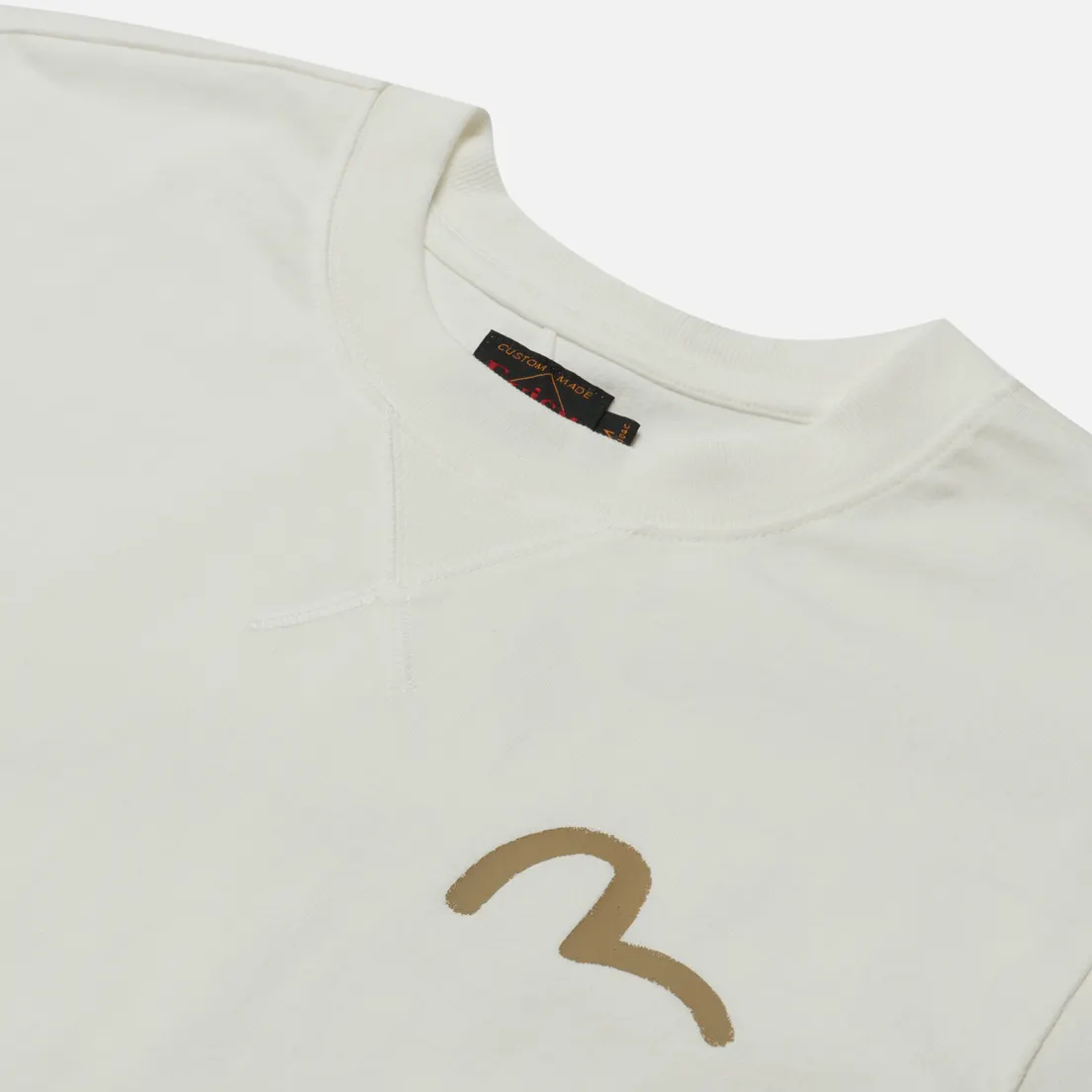 Evisu Мужская футболка Basic Crew Neck Seagull Print