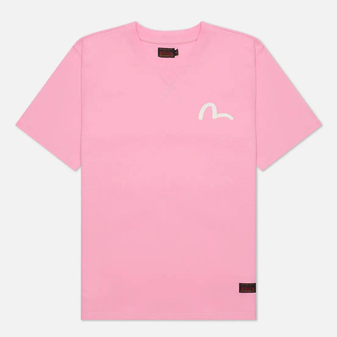 Evisu Мужская футболка Basic Crew Neck Seagull Print