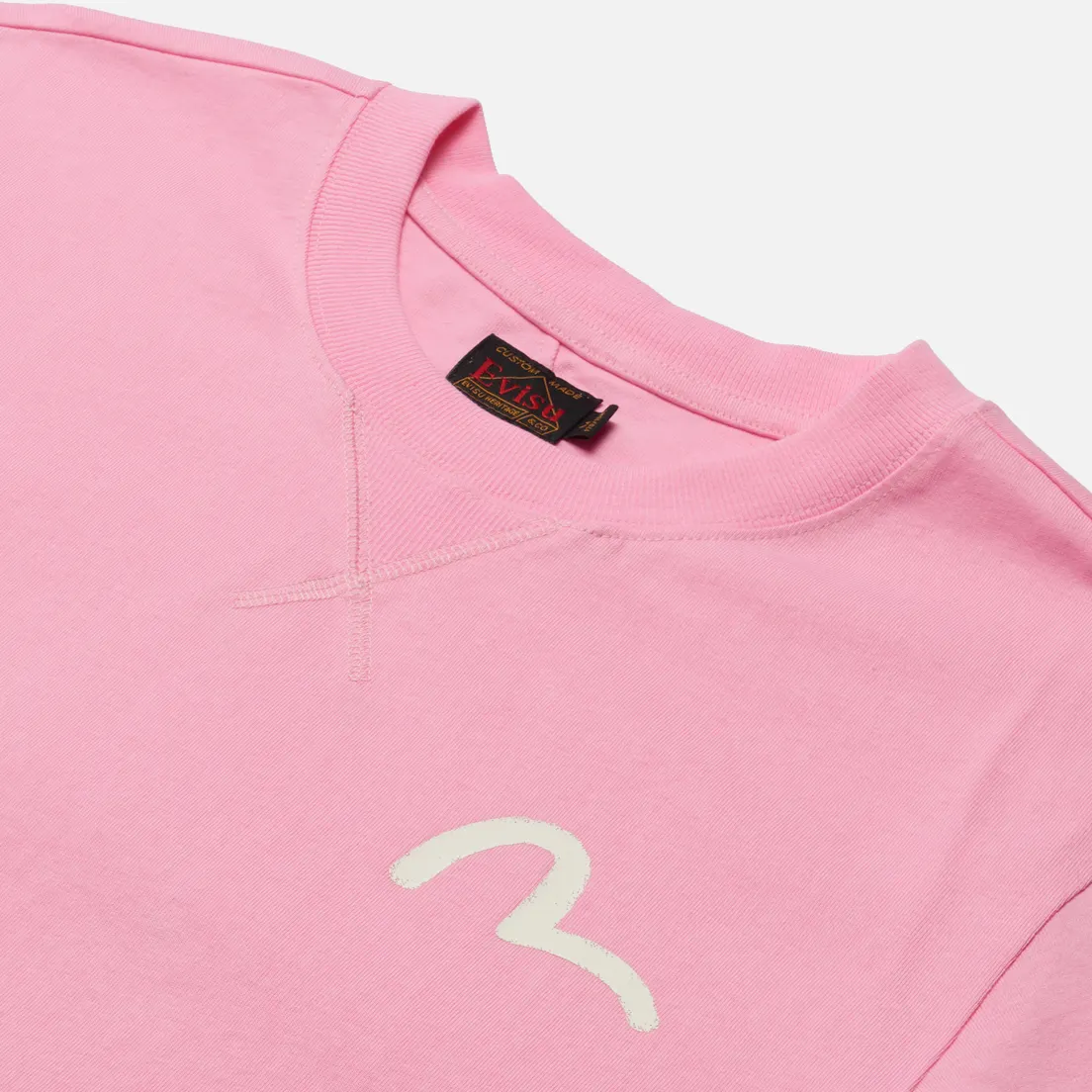 Evisu Мужская футболка Basic Crew Neck Seagull Print