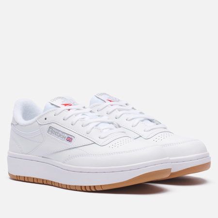 Женские кроссовки Reebok Club C Double, цвет белый, размер 37 EU