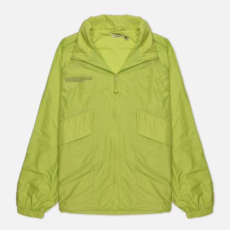фото Мужская куртка ветровка pangaia enhanced degradation nylon, цвет зелёный, размер xs