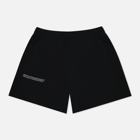 фото Женские шорты pangaia organic cotton pique with c-fiber, цвет чёрный, размер m