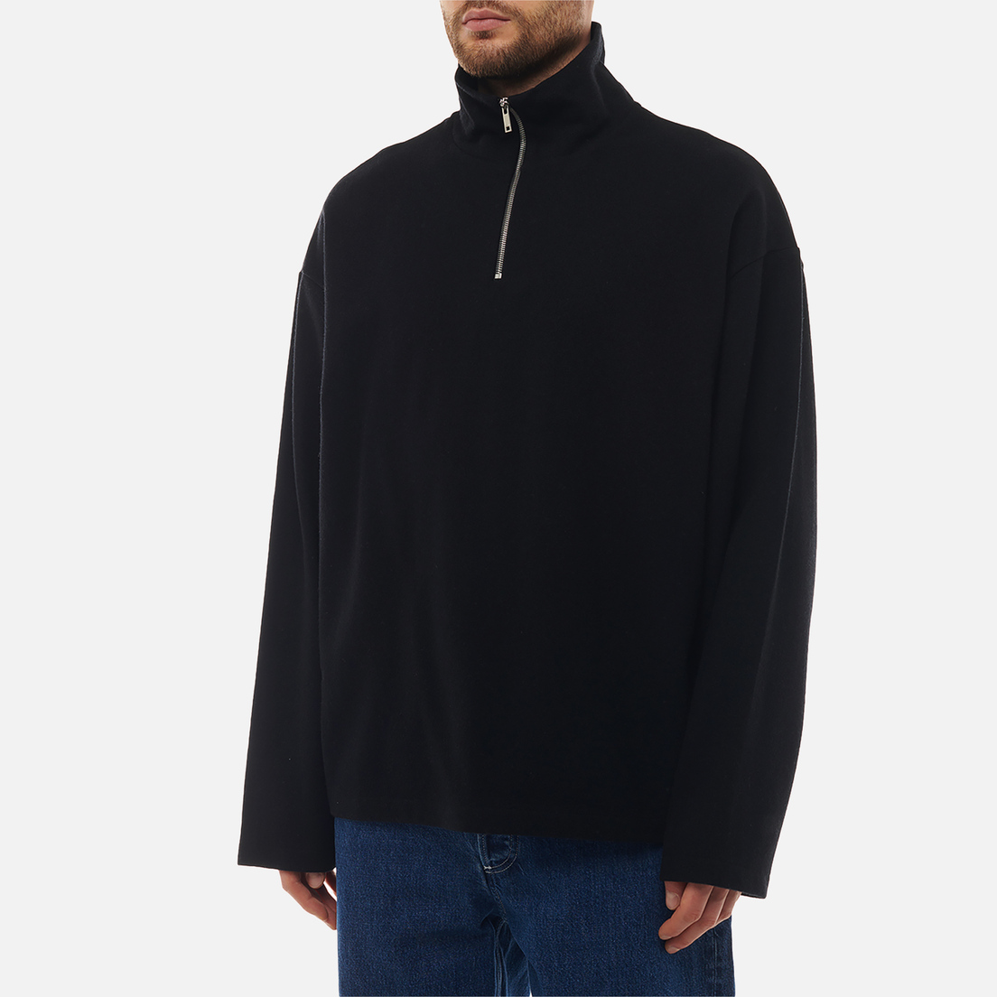 PANGAIA Мужская толстовка Wool Jersey Half-Zip