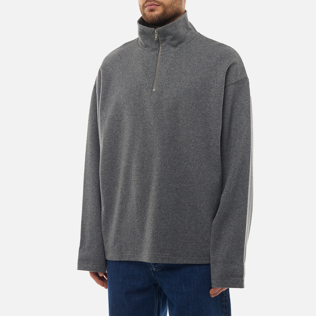 PANGAIA Мужская толстовка Wool Jersey Half-Zip