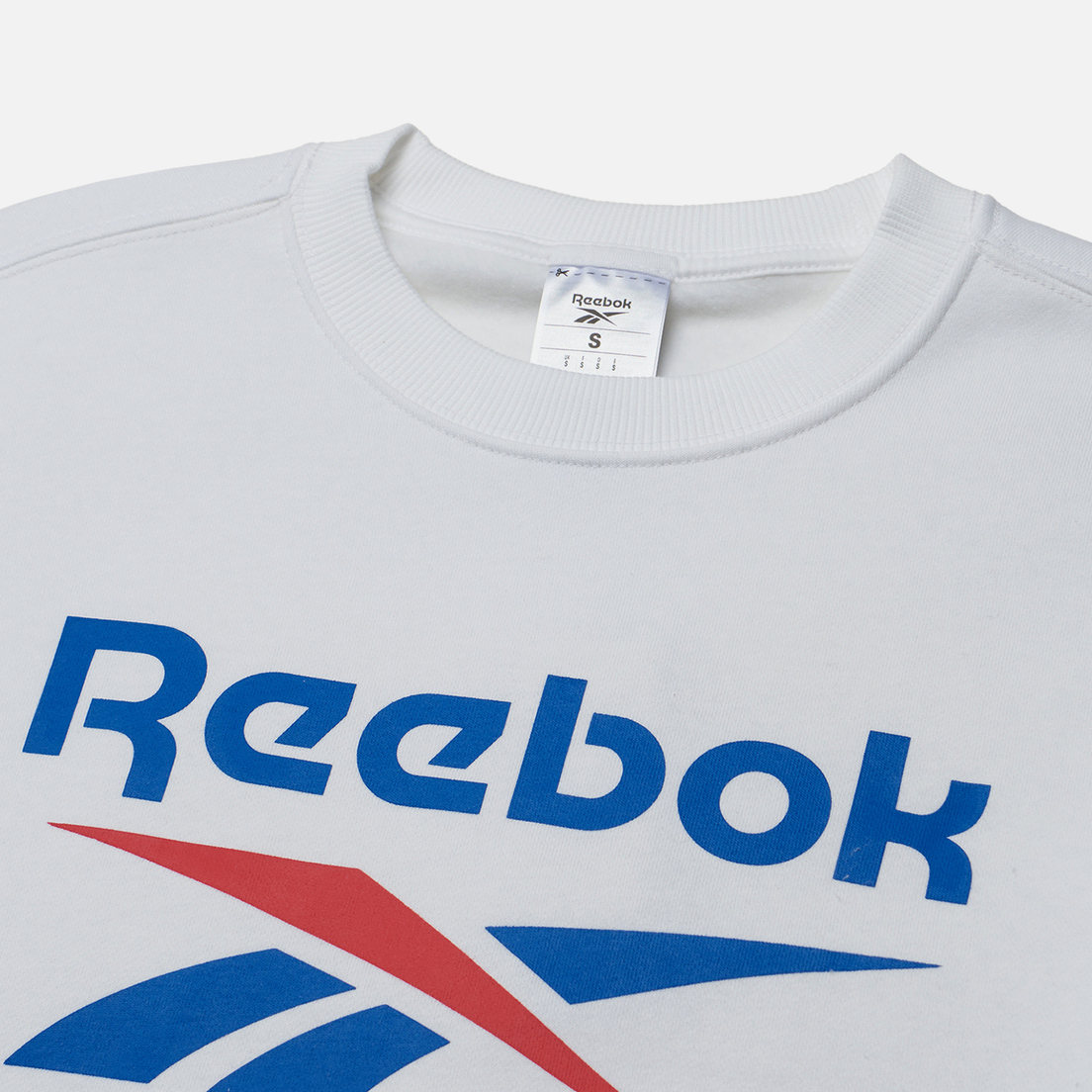 Reebok Женская толстовка Identity Big Logo Fleece Crew