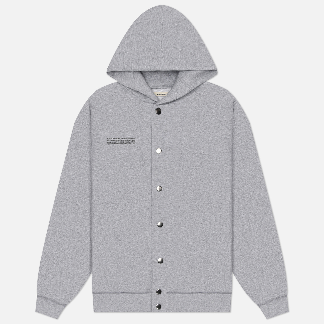 PANGAIA Мужская толстовка 365 Midweight Snap Button Hoodie