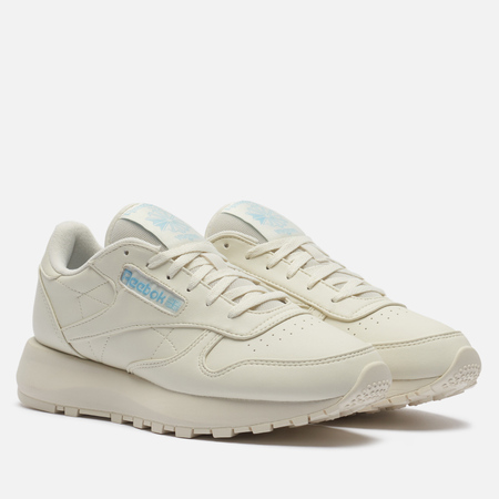 фото Женские кроссовки reebok classic leather sp vegan, цвет бежевый, размер 35.5 eu