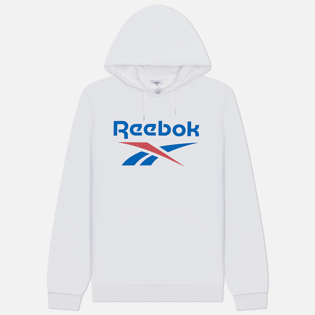 REEBOK Identity Fleece Stacked Logo Pullover Sweatshirt