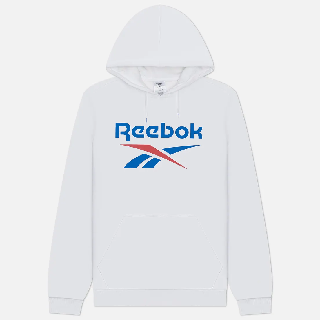 Reebok Мужская толстовка Identity Fleece Stacked Logo Hoodie