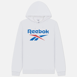 Reebok Мужская толстовка Identity Fleece Stacked Logo Hoodie