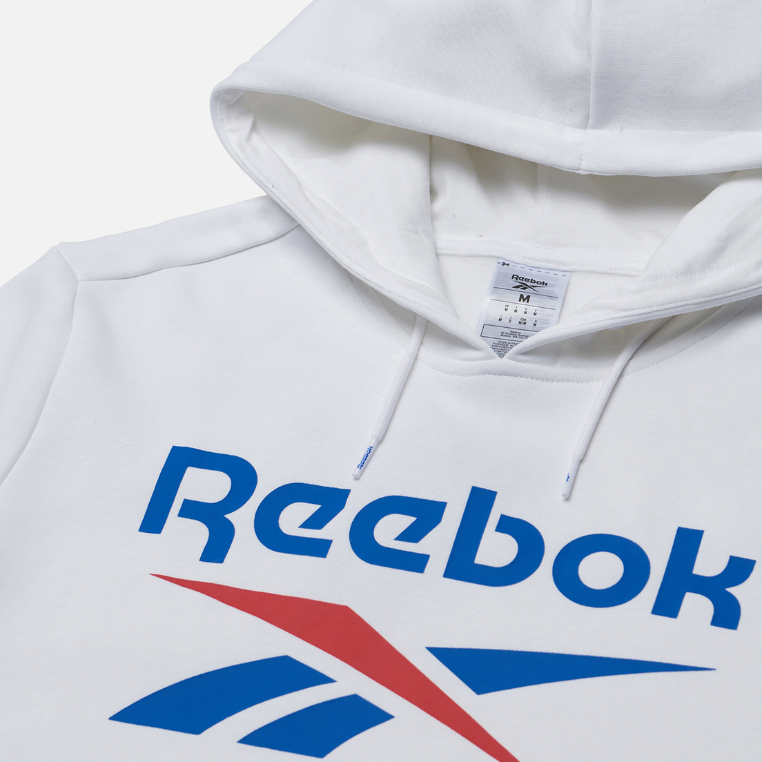 Reebok Мужская толстовка Identity Fleece Stacked Logo Hoodie