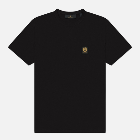 Мужская футболка Belstaff Crew Neck, цвет чёрный, размер L