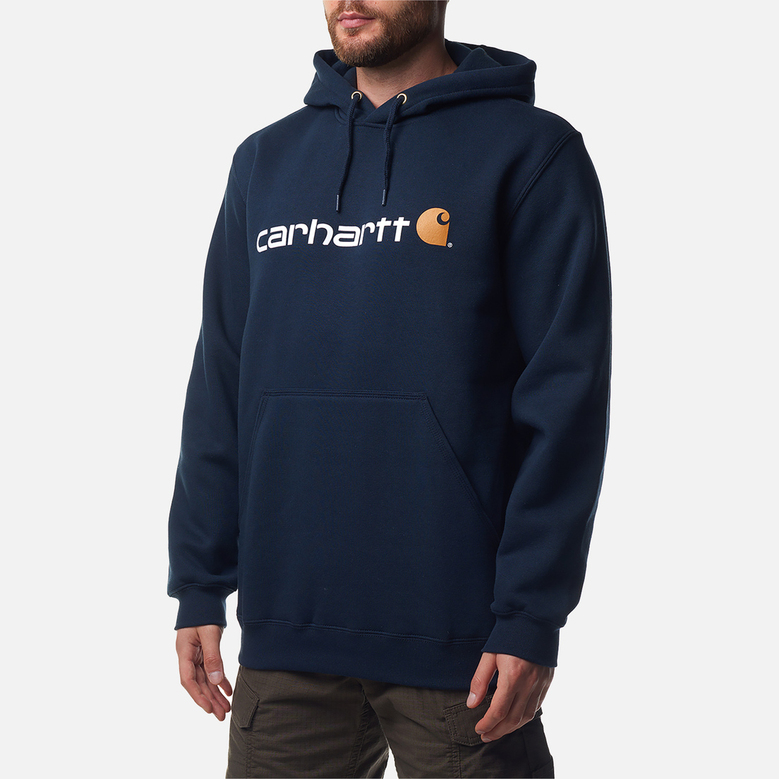 Carhartt Мужская толстовка Loose Fit Midweight Logo Graphic Hoodie