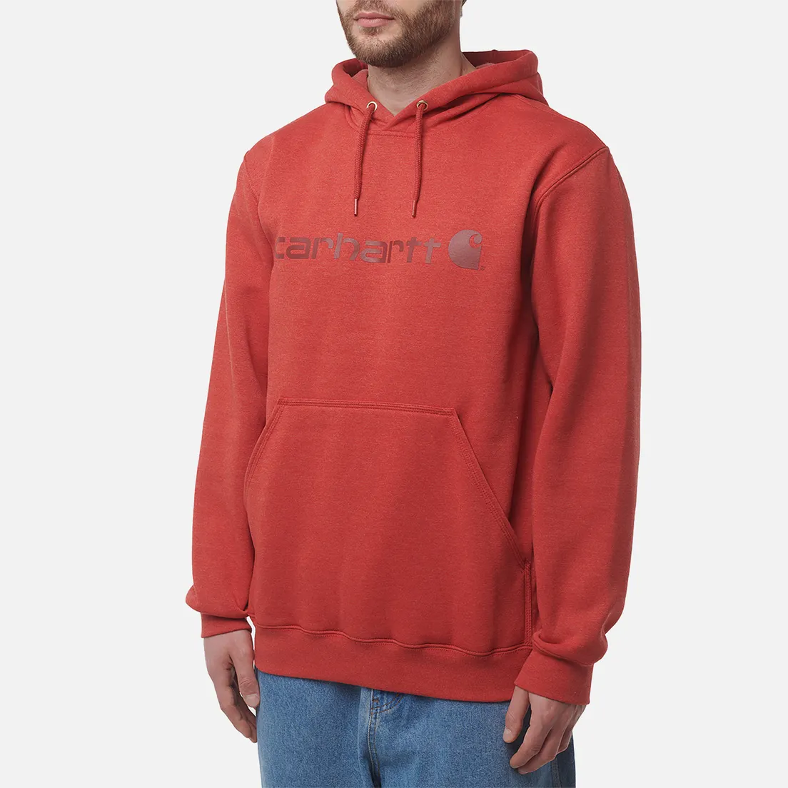 Carhartt Мужская толстовка Loose Fit Midweight Logo Graphic Hoodie