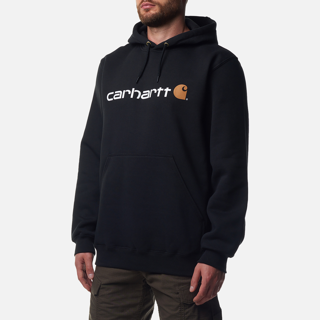 Carhartt Мужская толстовка Loose Fit Midweight Logo Graphic Hoodie