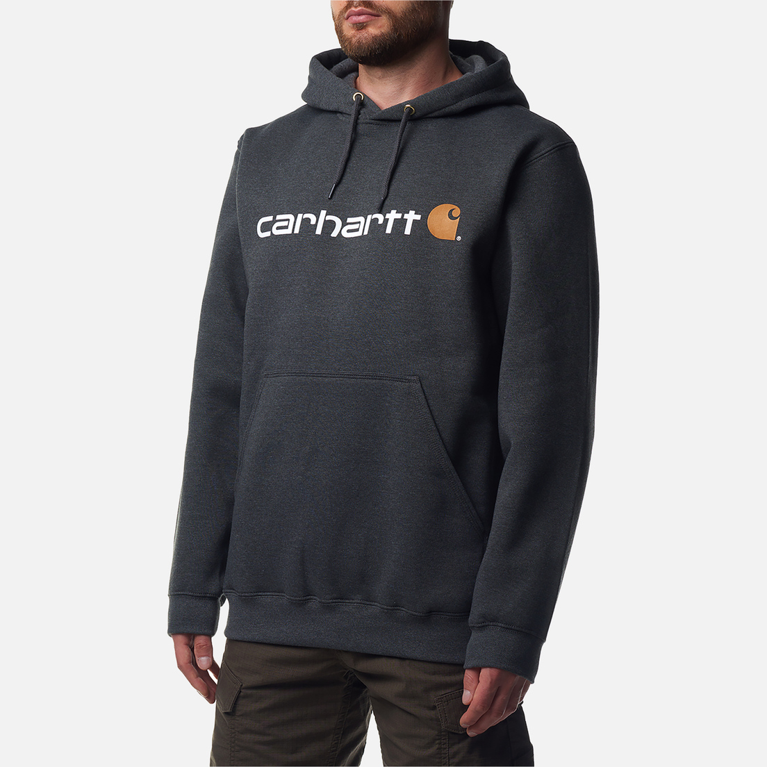 Carhartt Мужская толстовка Loose Fit Midweight Logo Graphic Hoodie