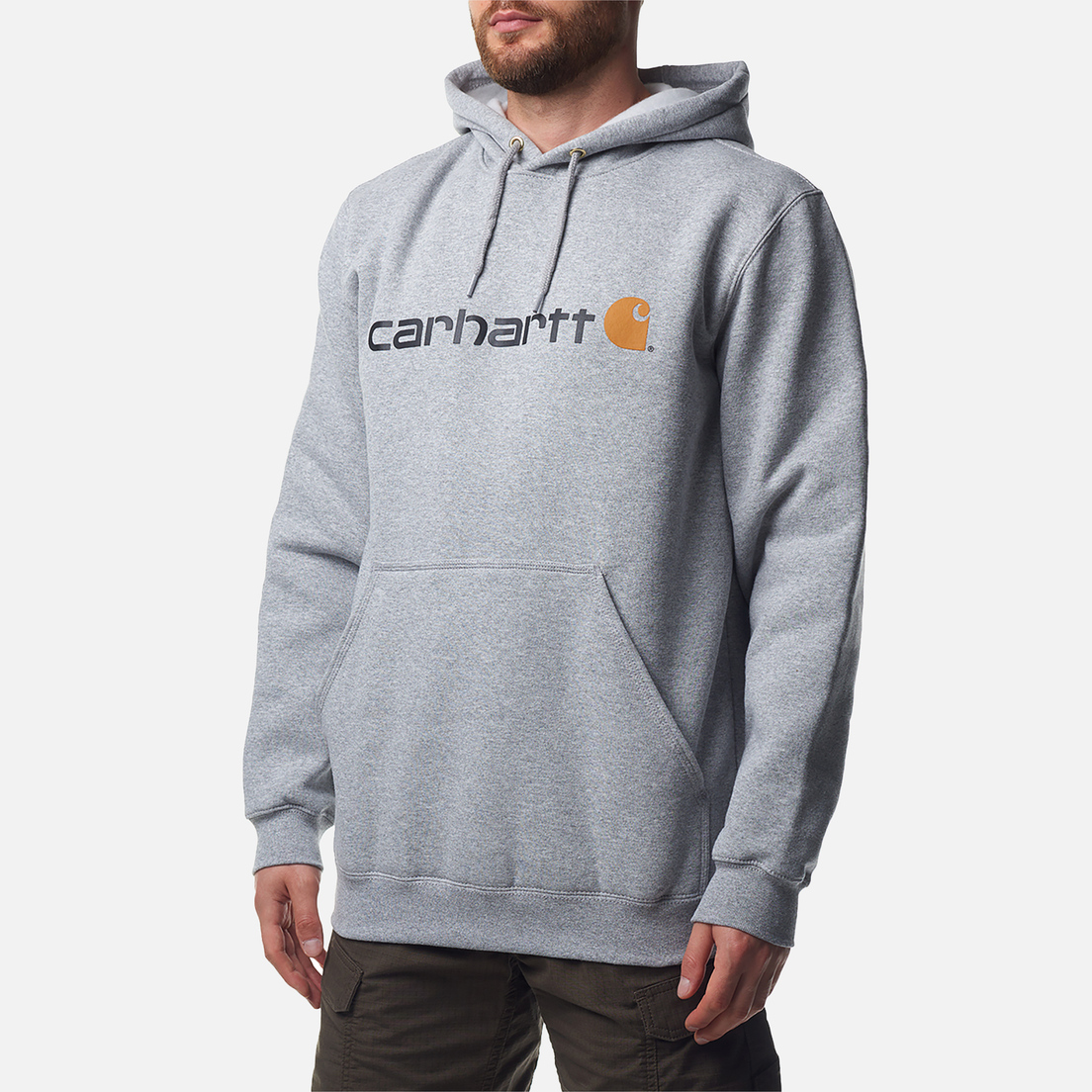 Carhartt Мужская толстовка Loose Fit Midweight Logo Graphic Hoodie