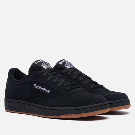 Кроссовки Reebok Club C 85, цвет чёрный, размер 38.5 EU