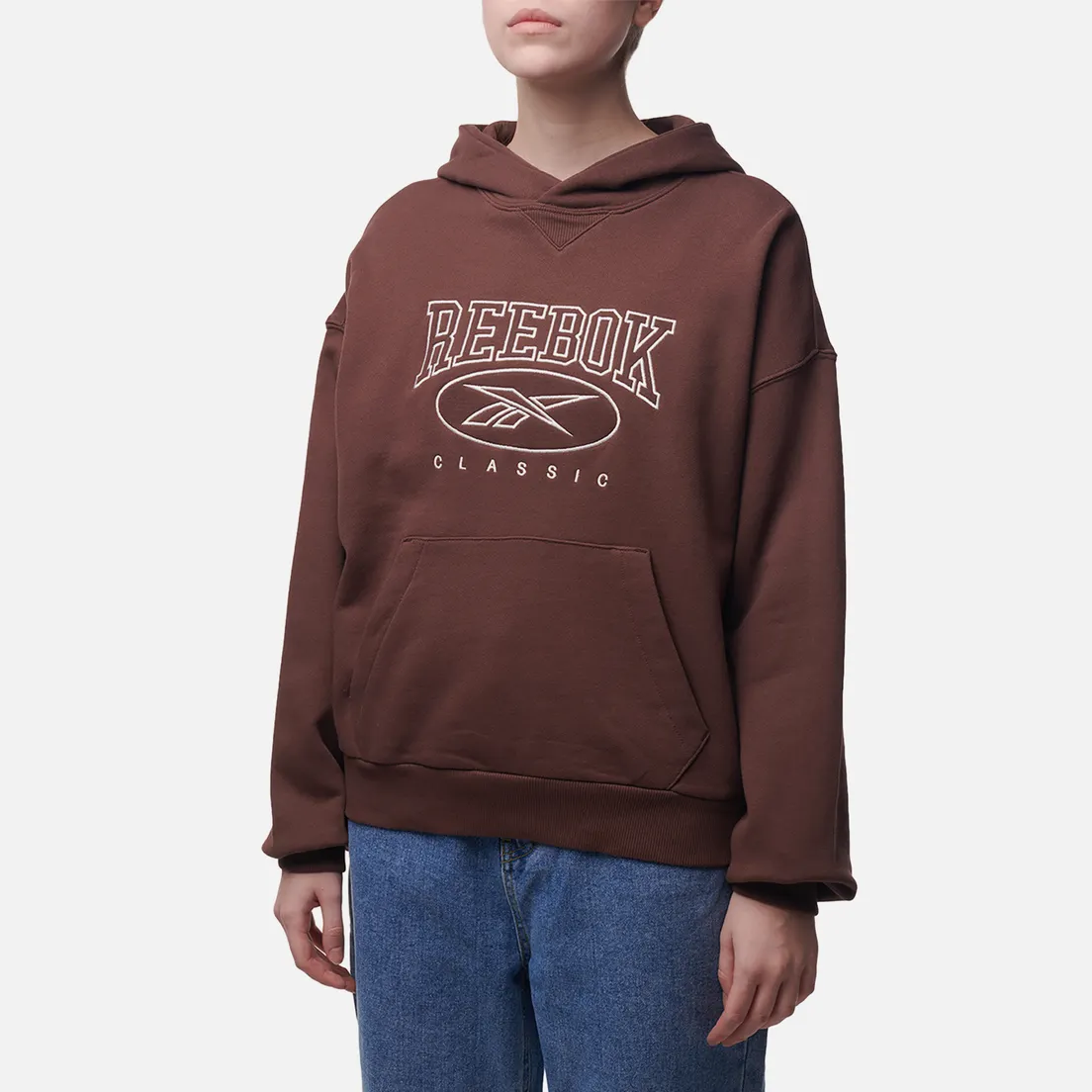 Reebok Женская толстовка Classic Archive Essentials Big Logo Hoodie