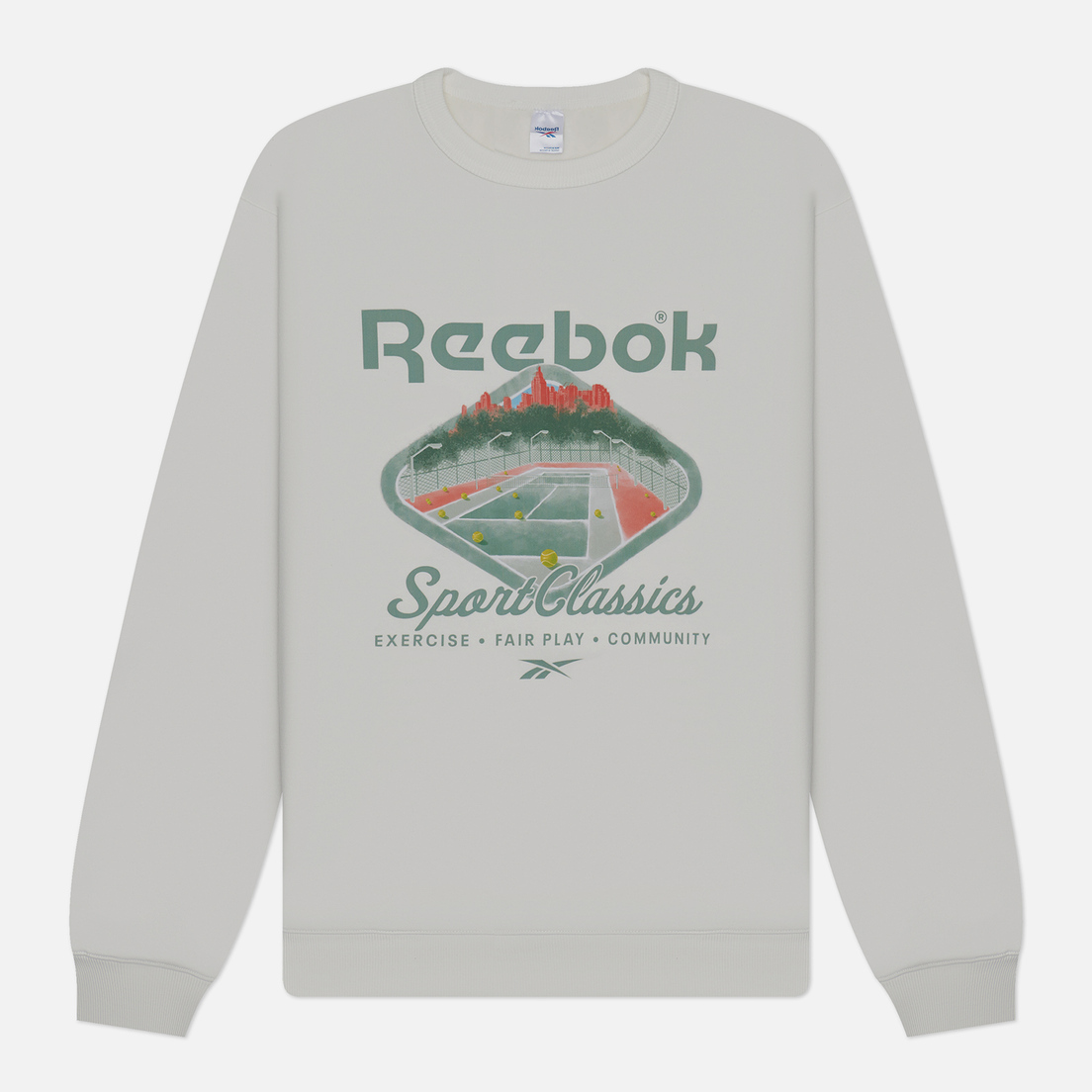 Reebok Мужская толстовка Classic Court Sport Crew Neck