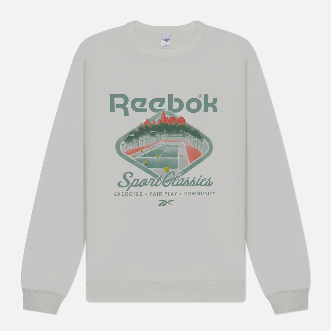 Reebok Мужская толстовка Classic Court Sport Crew Neck