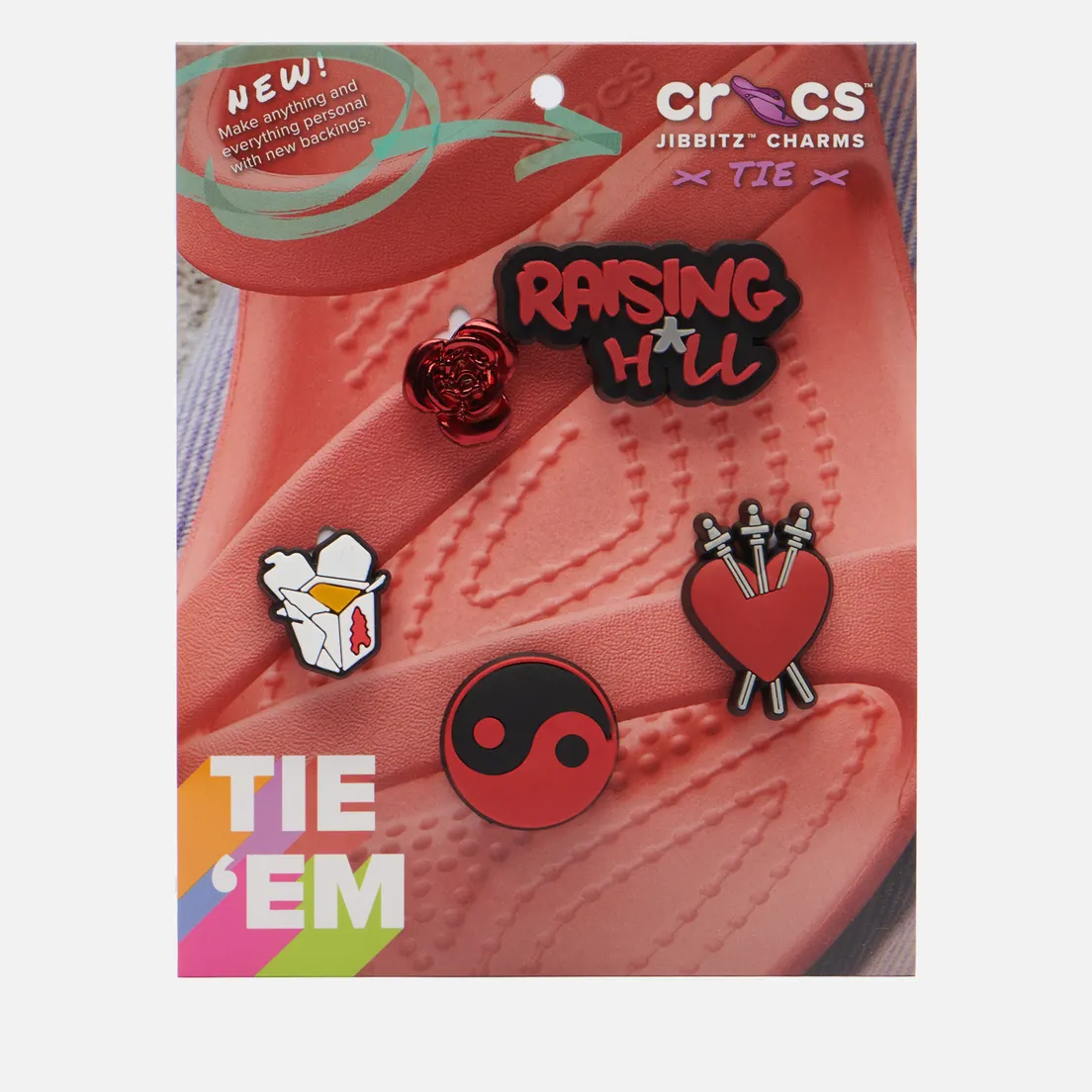 Crocs Джибитсы Charms Heartbreaker Sandal Backer 5-Pack