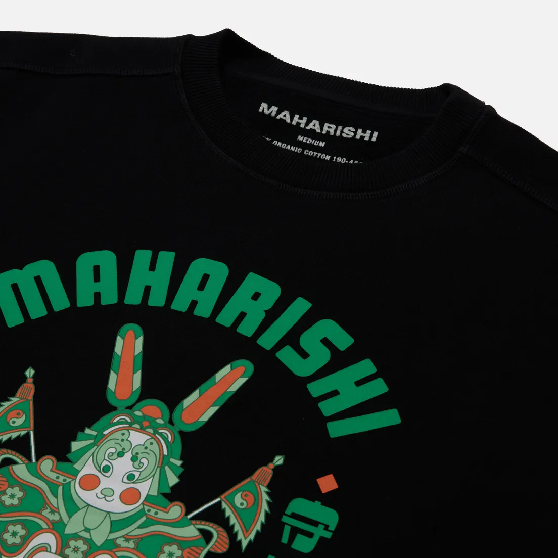 maharishi Мужская толстовка x Allister Lee Water Rabbit Crew Neck