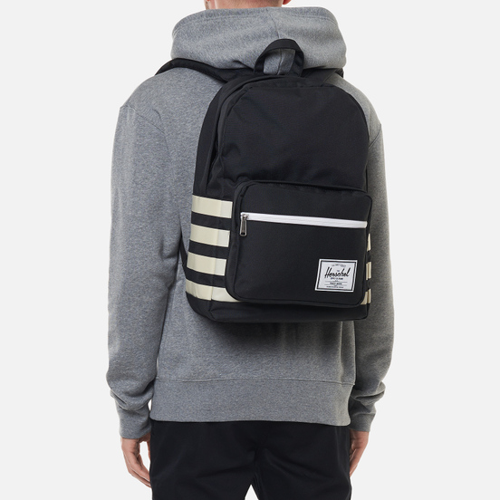 Рюкзак Herschel Supply Co. Pop Quiz Black/Birch Stripe