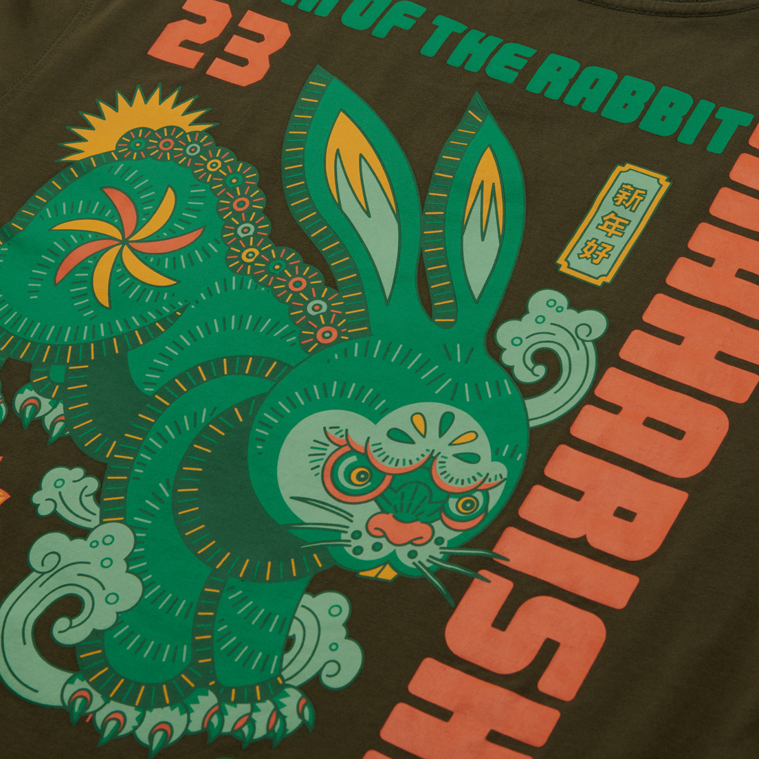 maharishi Мужская футболка x Allister Lee Year Of The Rabbit