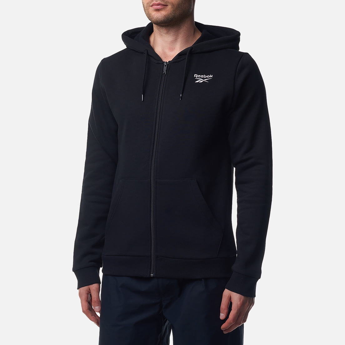 Reebok Мужская толстовка Identity Small Logo Hoodie