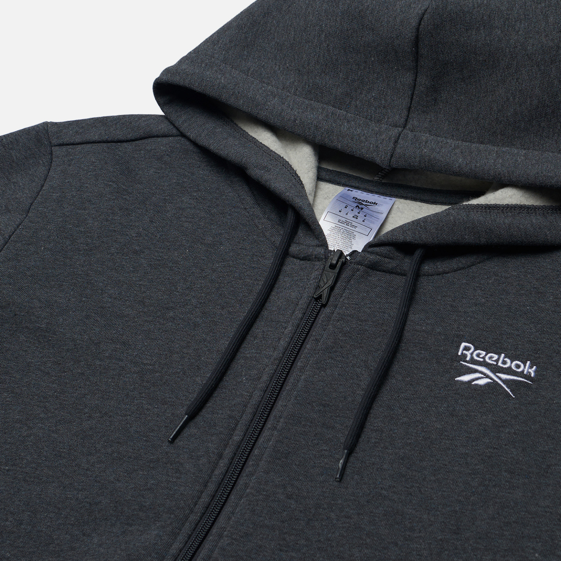 Reebok Мужская толстовка Identity Small Logo Fleece Full-Zip Hoodie