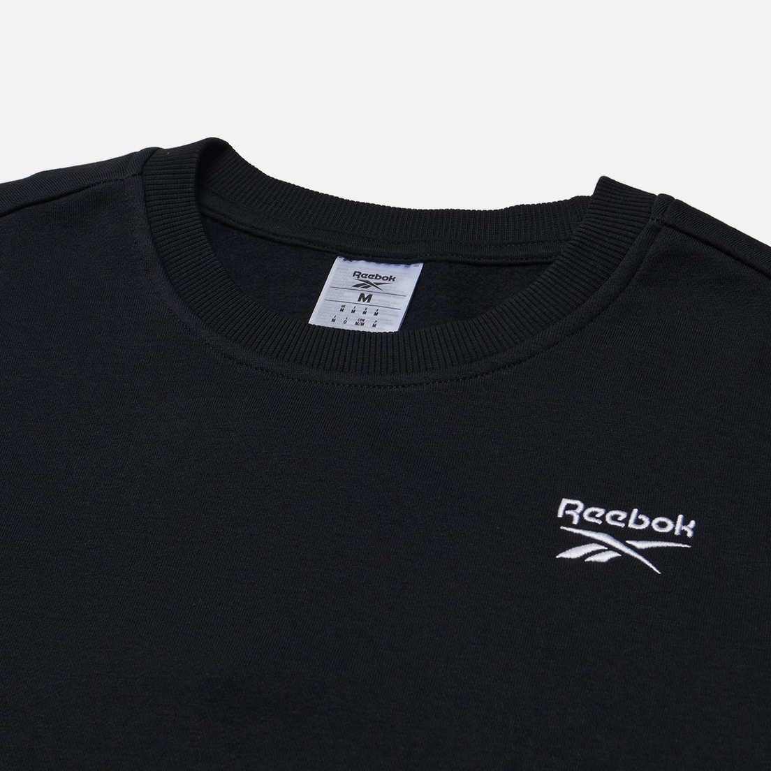 Reebok Мужская толстовка Identity Small Logo Fleece Crew