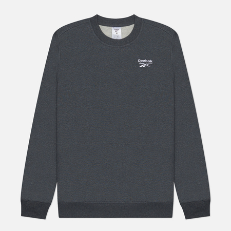 Мужская толстовка Reebok Identity Small Logo Fleece Crew цвет серый размер XXL 3780₽