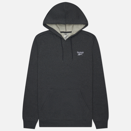 Мужская толстовка Reebok Identity Small Logo Fleece Hoodie цвет серый размер L 4340₽