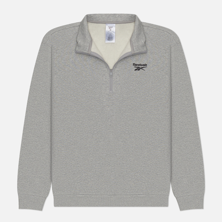 Мужская толстовка Reebok Identity Small Logo Fleece 14 Zip цвет серый размер XXL 5890₽