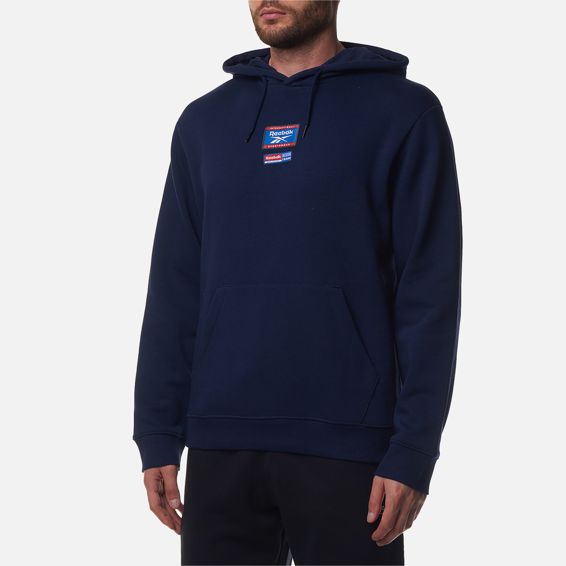 Reebok Мужская толстовка Identity Badge Hoodie