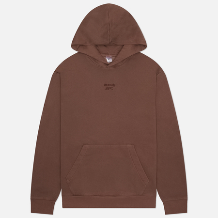 Мужская толстовка Reebok Identity Washed Hoodie цвет коричневый размер M 5390₽