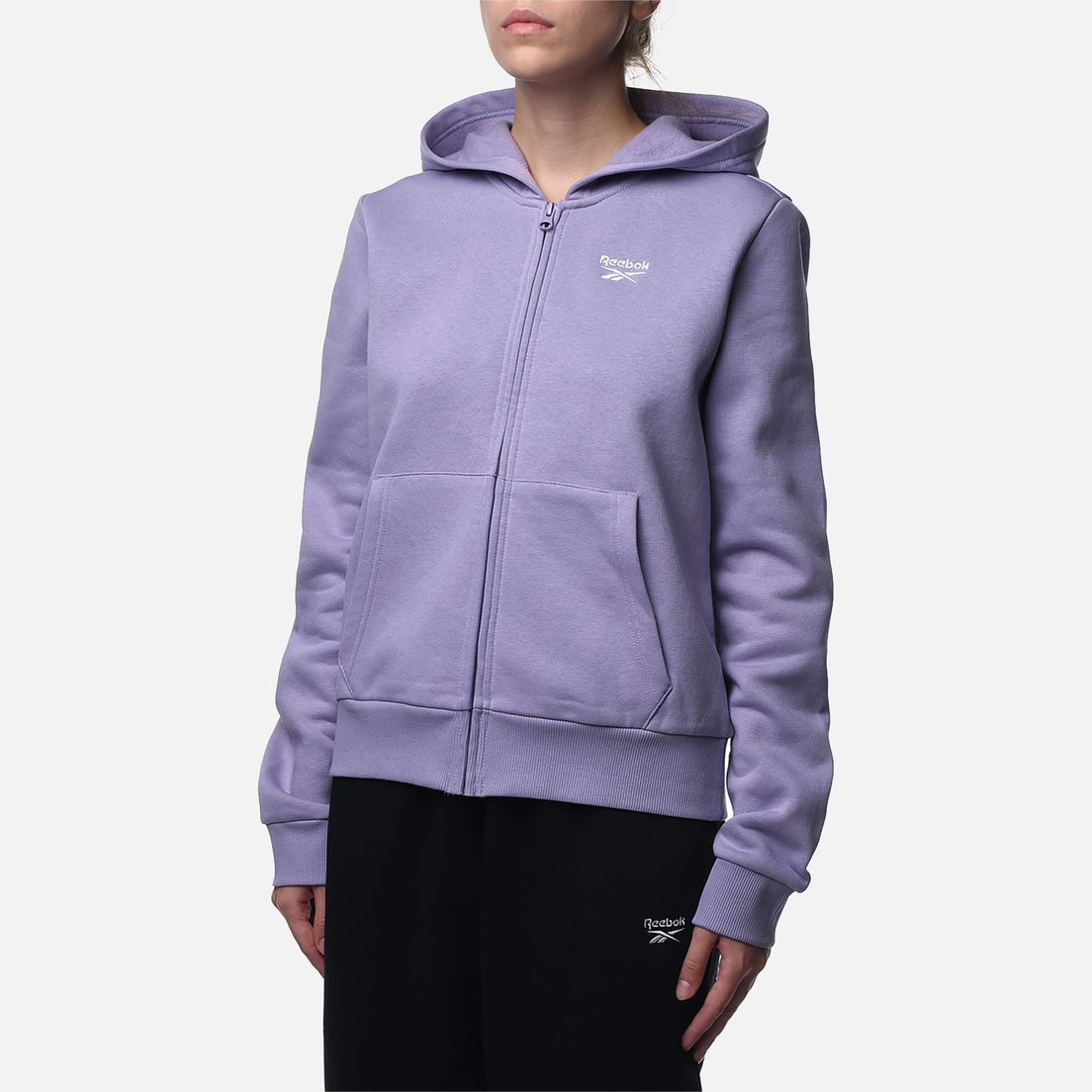 Reebok Женская толстовка Identity Small Logo Fleece Full-Zip Hoodie