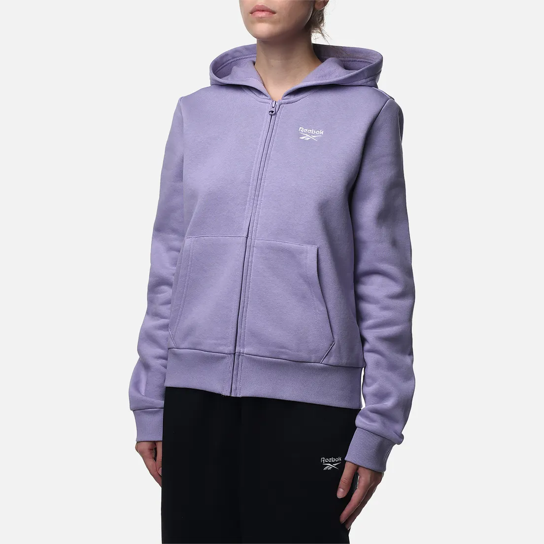 Reebok Женская толстовка Identity Small Logo Fleece Full-Zip Hoodie