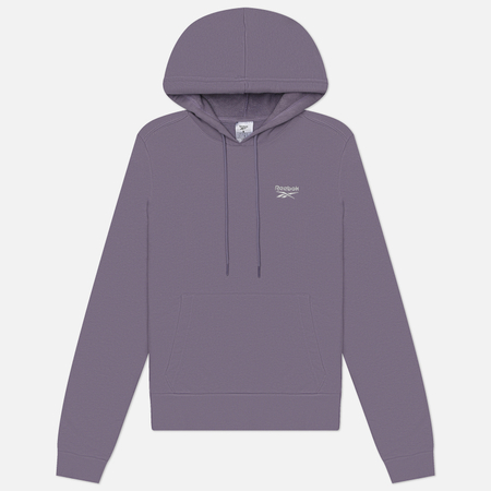 Женская толстовка Reebok Identity Small Logo French Terry Hoodie цвет фиолетовый размер S 3990₽