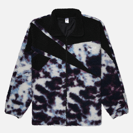 Мужская флисовая куртка Reebok Vector Icon High-Pile Fleece, цвет чёрный, размер XXL