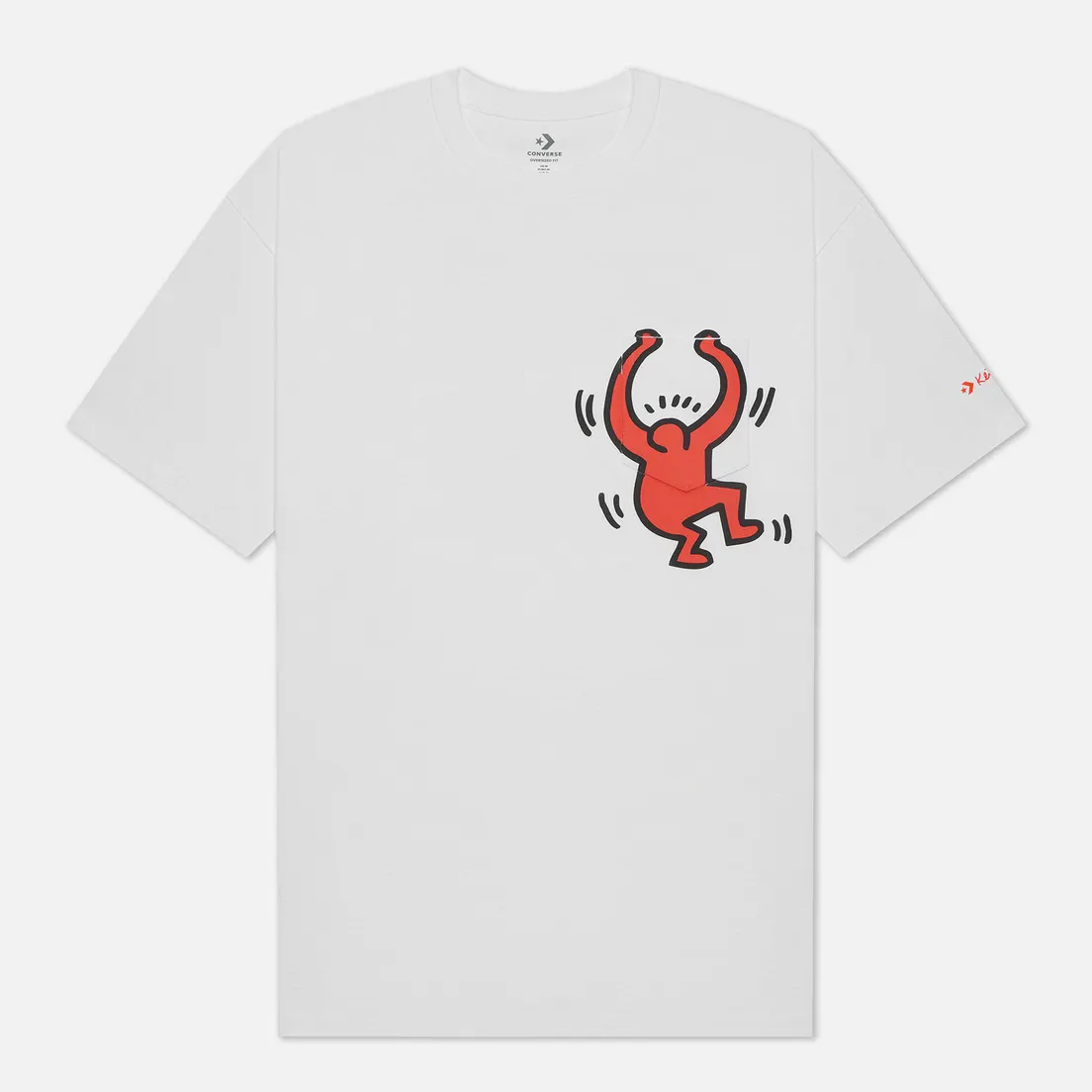 Converse Мужская футболка x Keith Haring Graphic Pocket