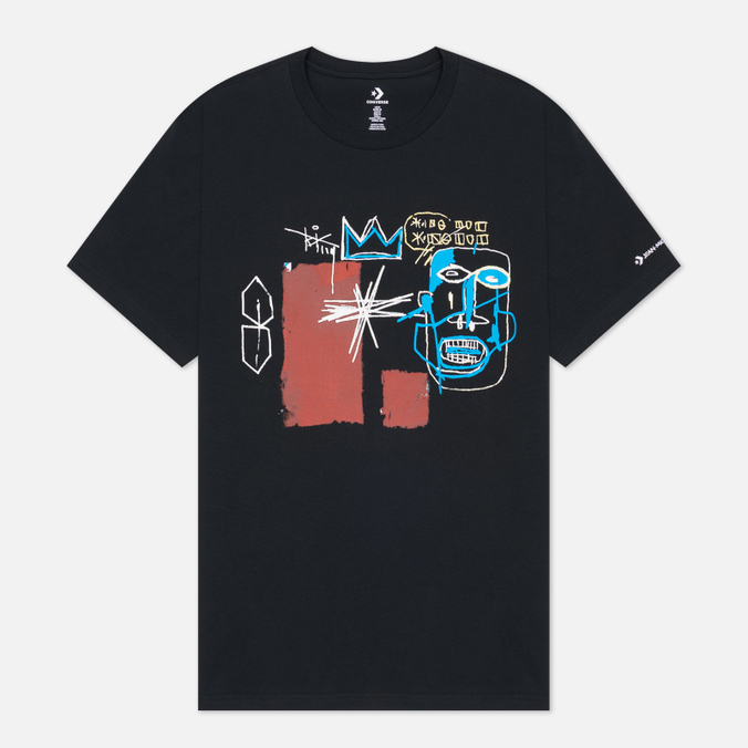 Мужская футболка Converse, цвет чёрный, размер M