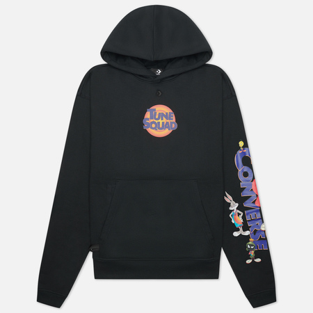 Мужская толстовка Converse x Space Jam A New Legacy Hoodie, цвет чёрный, размер XS