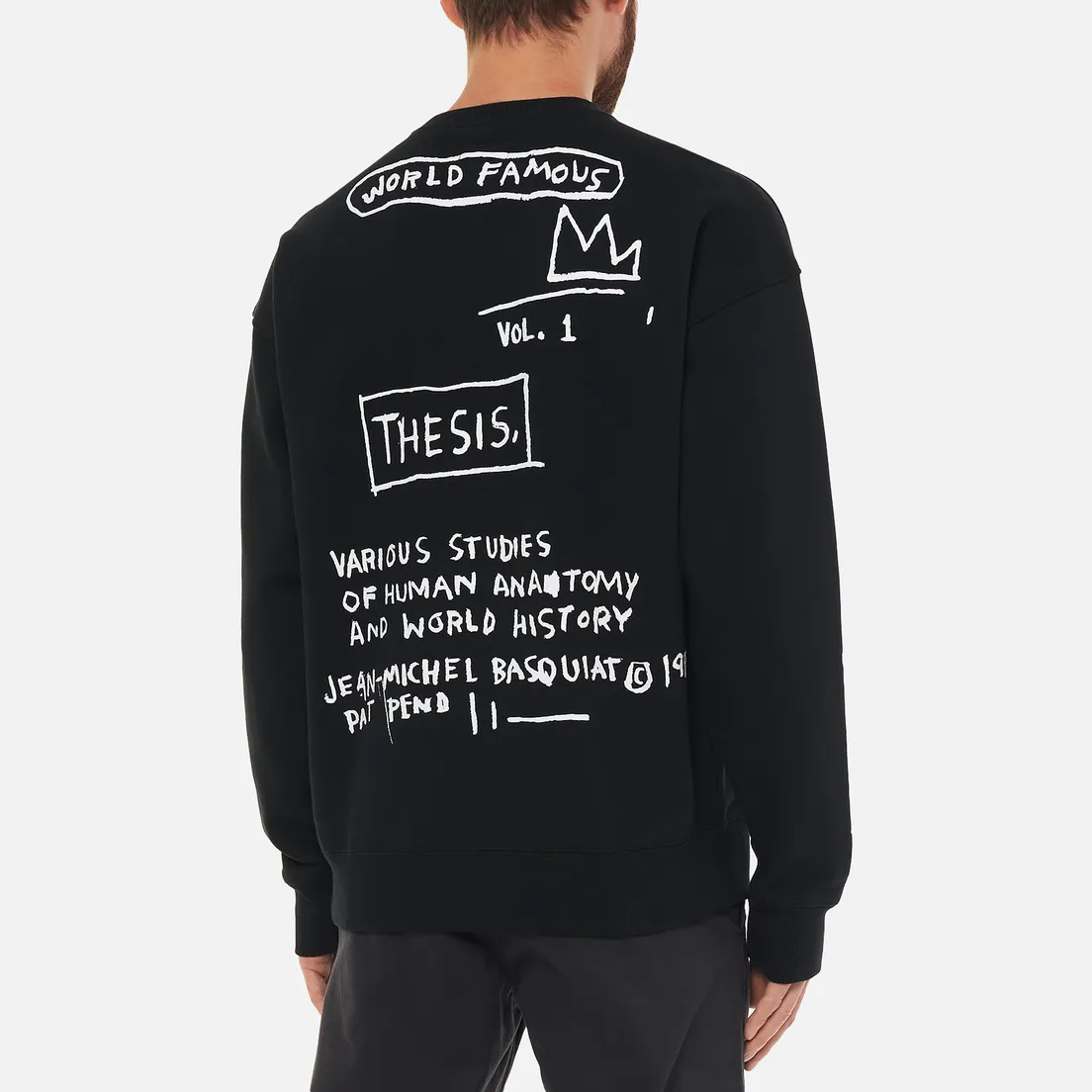 Converse Мужская толстовка x Basquiat Fleece Crew