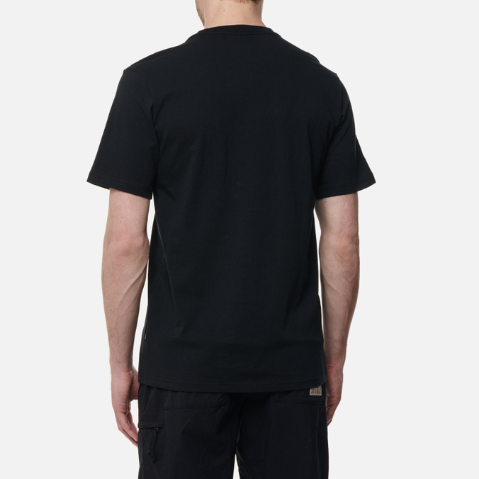 Мужская футболка Converse, цвет чёрный, размер S 10023257001 Overgrown Hoops - фото 4