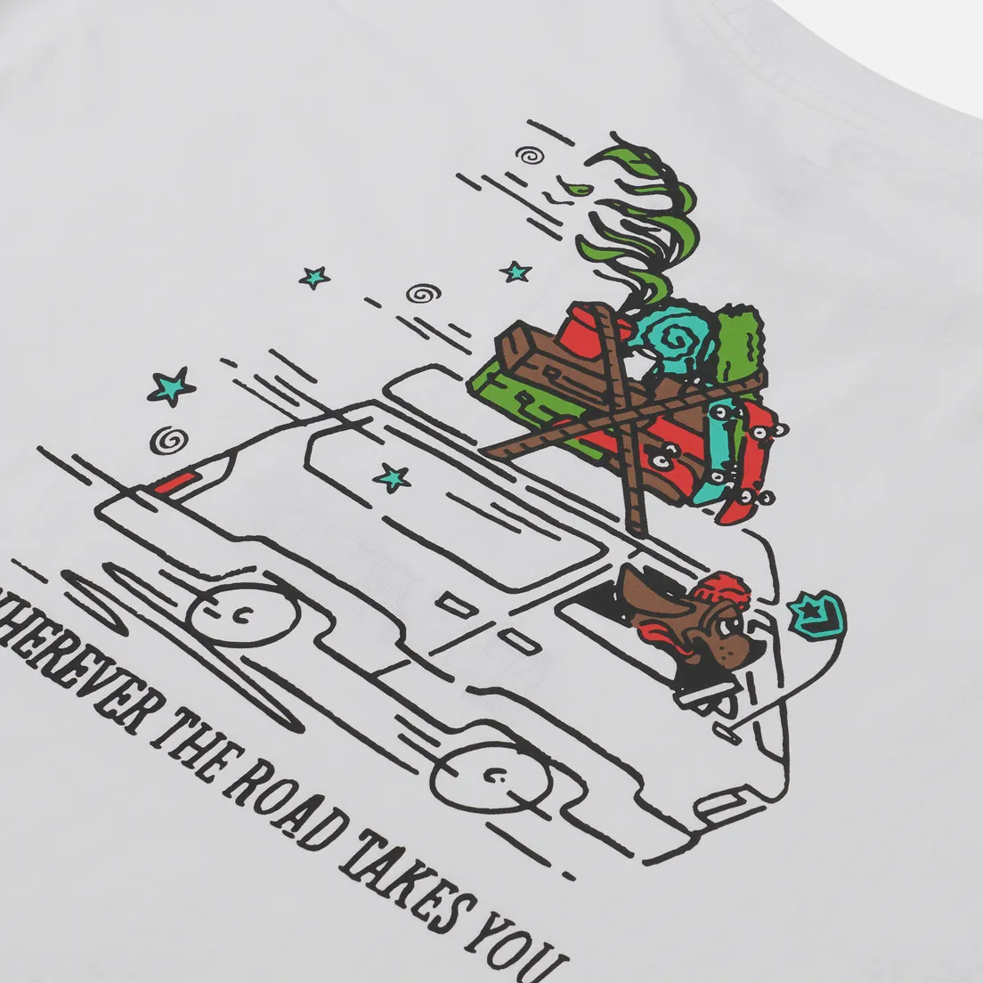 Converse Мужская футболка Road Trip