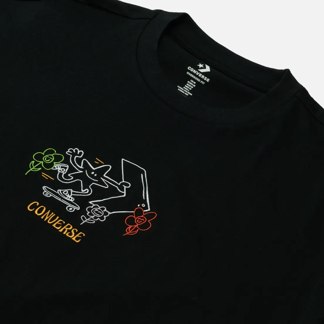 Converse Мужская футболка Pushing Along