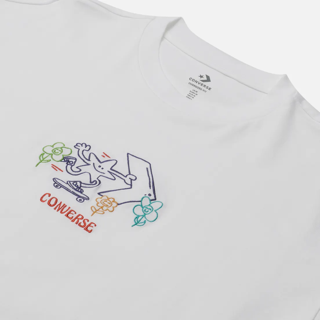 Converse Мужская футболка Pushing Along